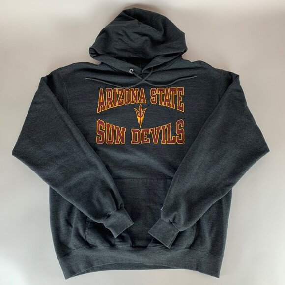 Champion Other - Arizona State Sun Devils NCAA Gray Champion Pullover Hoodie Mens Large